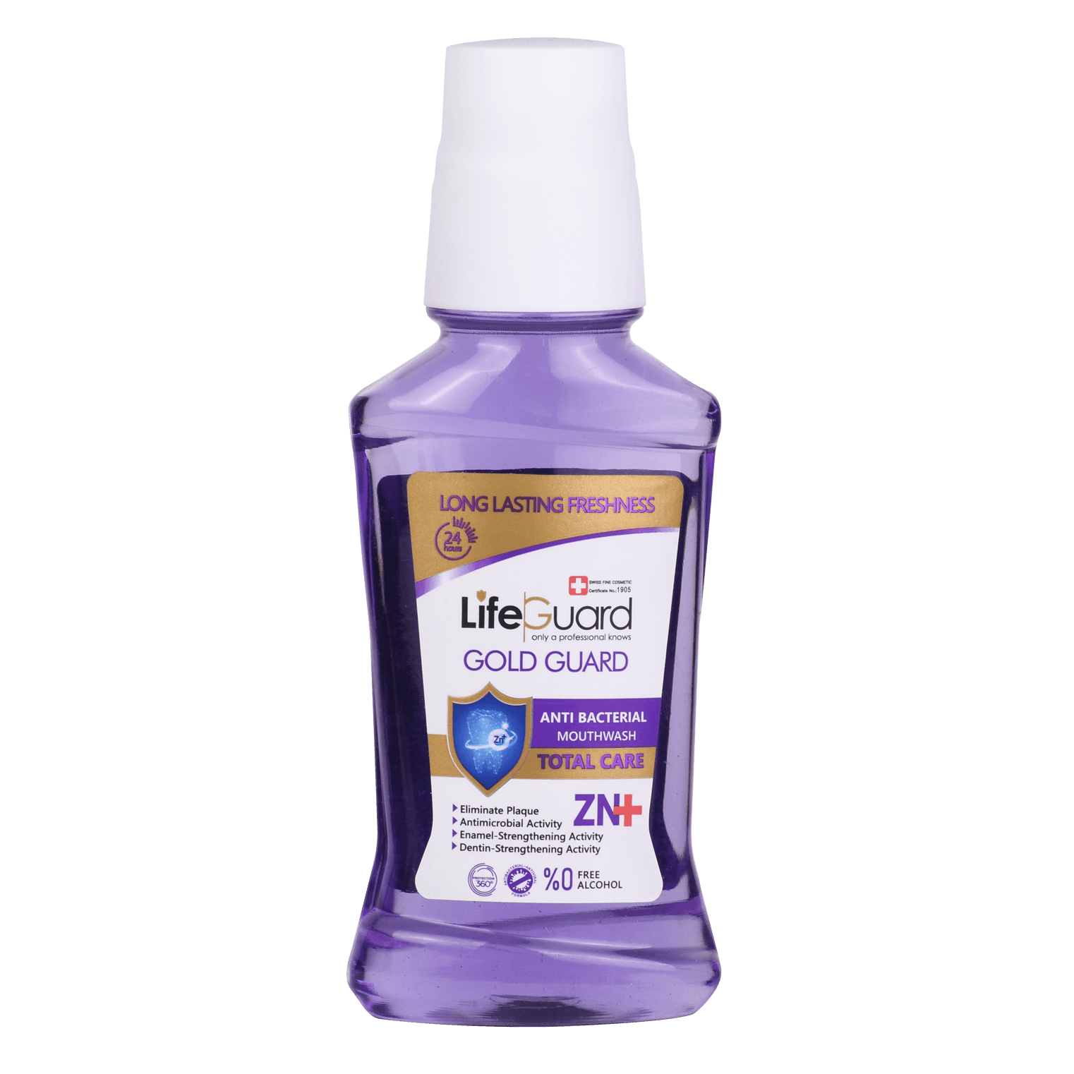 دهانشویه بزرگسال توتال (Gold Guard) برند لایف گارد با حجم 270 میلی لیتر - Image 1